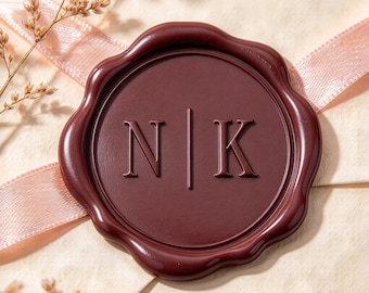 Custom Wedding Initials Wax Seal Stamp, Personalized Couples Monogram Sealing Stamp for Wedding / Gift, Wedding Wax Seal Stamp Set