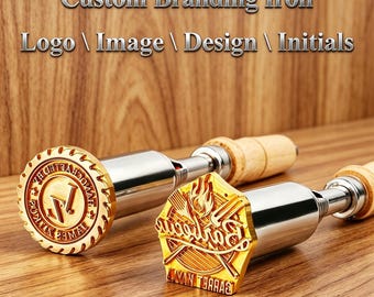 Custom Branding Iron for Woodworking, Personalized Adjustable Temp Electric Wood Burning Stamp , Signature Wood Branding Iron Custom