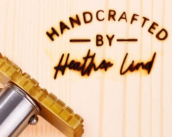 Custom Signature Branding Iron for Woodworkers , Personalized Adjustable Temp Branding Iron for Wood , Custom Wood Burning Stamp