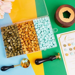 Custom logo wax seal stamp kit for wedding invitation , Personalised monogram wax stamp kit , Wedding wax seal