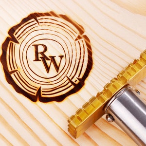 Custom branding iron for wood , Custom wood burning stamp for woodworkers , Custom leather stamp , Wood branding iron , Custom wood stamp