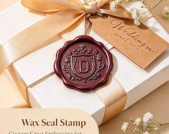Custom Wedding Letter Wax Seal Stamp, Personalized Couples Monogram Sealing Stamp for Wedding / Gift, Wedding Wax Seal Stamp Set
