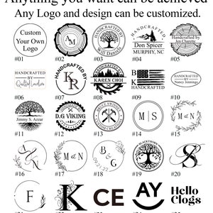 Custom branding iron for woodworking , Electric wood burning stamp , Signature wood branding iron custom image 7