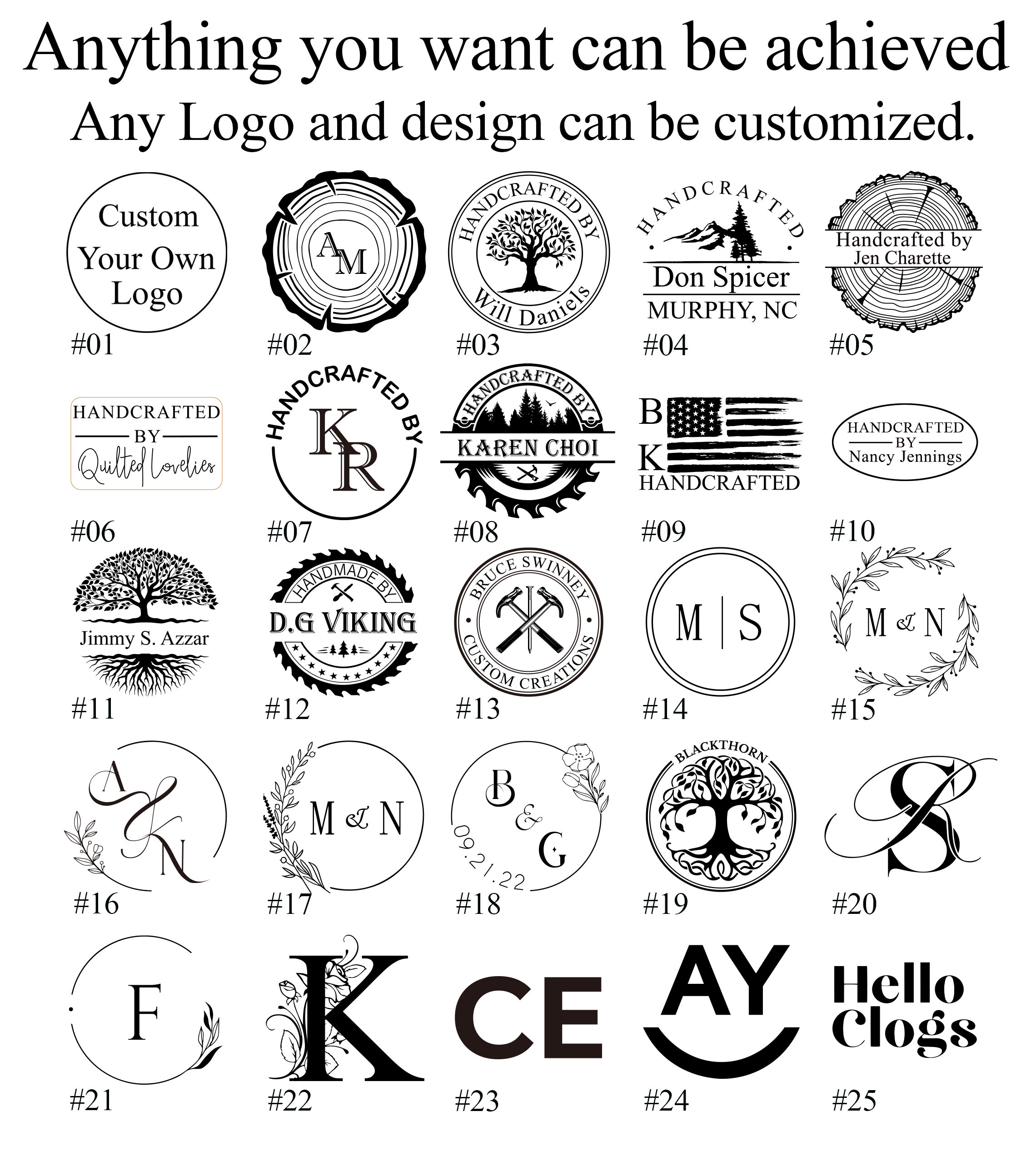 Custom wood burning stamp for woodworking , Electric wood stamp custom , Custom branding iron for wood, Brand iron,wedding wood stamp