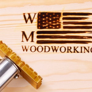 Benutzerdefiniertes Brandeisen für die Holzbearbeitung, elektrischer Holzverbrennungsstempel, Signatur-Holzbrandeisen nach Maß Bild 10