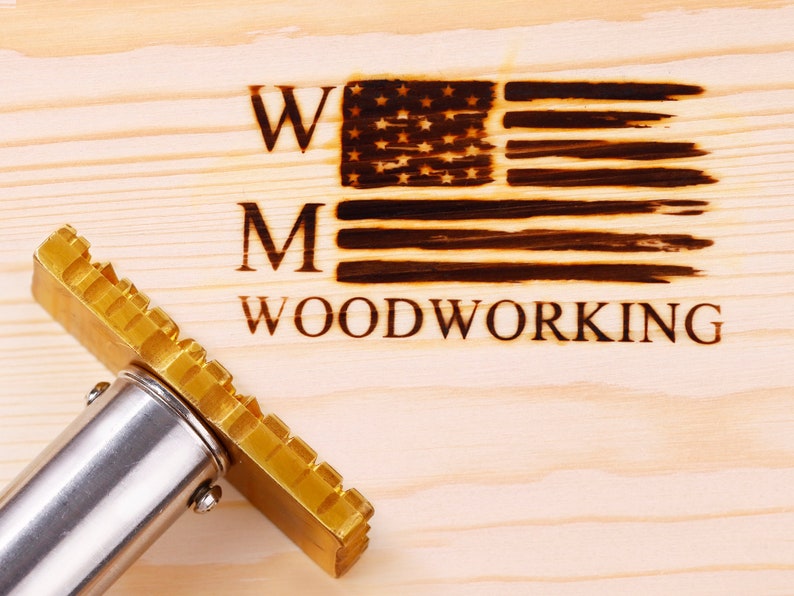 Custom branding iron for woodworking , Electric wood burning stamp , Signature wood branding iron custom image 10