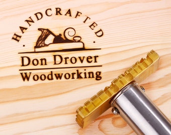 Custom woodworking branding iron with electric heater , Wood burning stamp with heater , Custom wood branding iron for gift