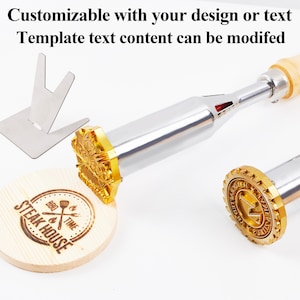 Custom branding iron for grilling, Electric wood burning stamp for gift , Wedding wood branding iron custom, Branding iron for Woodworking