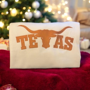 Texas Longhorn Embroidered Sweatshirt