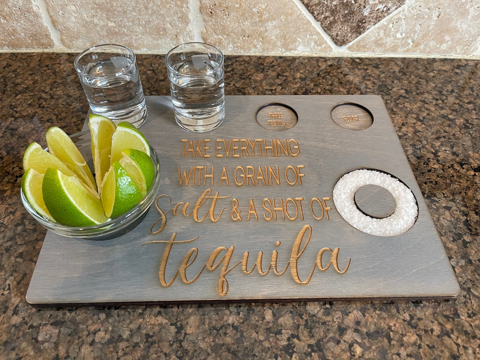 Tequila Flight Board Tequila Shot Flight Tray Shot Serving Etsy