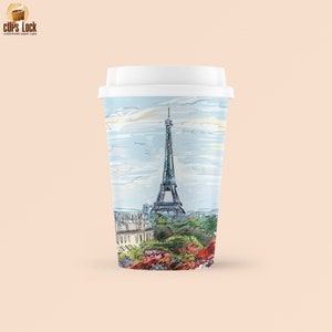 Party in Paris, bicchieri di carta usa e getta Set di 24 bicchieri di carta per feste (8, 12, 16 once)