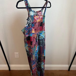 Overall mit Patchwork-Print, groovy