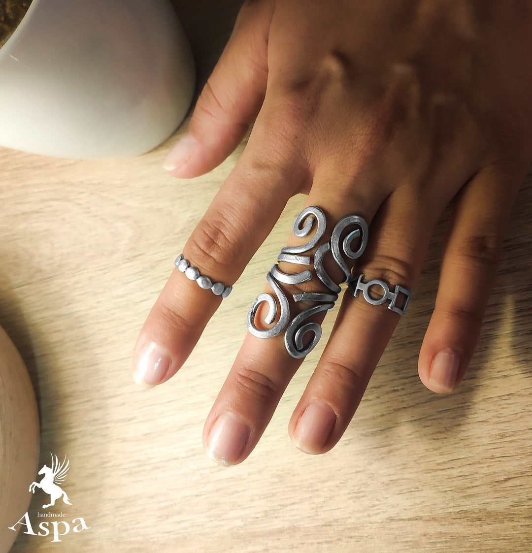 3 in 1 Handmade Arthritis and Dip Joints Ringsarthritis Etsy