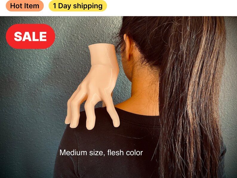 Accessoire Réaliste D'Halloween – Fausse Main Effrayante En Latex Pour