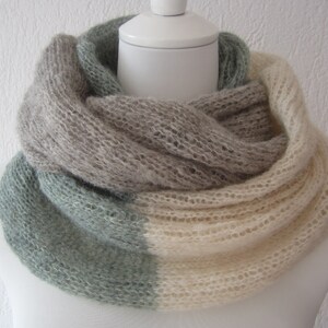 Loop scarf "Noa" alpaca silk new colors 2024