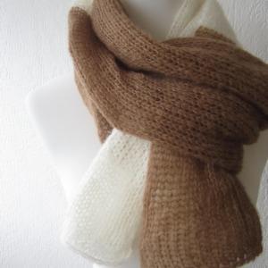 Available immediately! Scarf &quot;NOA&quot; Alpaca Silk 40 x 180 cm