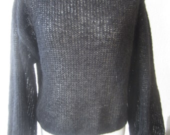 Pull printemps, taille M, soie d'alpaga