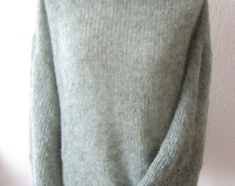 Suéter primaveral, talla XL, seda de alpaca, 36 colores!!!