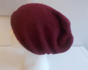 Beanie Hat Alpaca Silk Curry 31 Colors