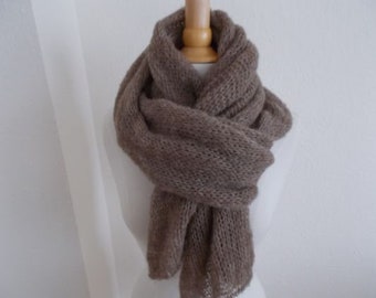 Scarf "NOA" Alpaca/Silk 45 x 200 cm 36 colours