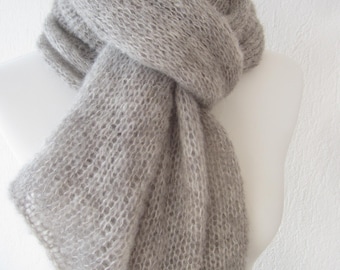 Bufanda "NOA" Alpaca/Seda 40 x 180 cm 38 colores
