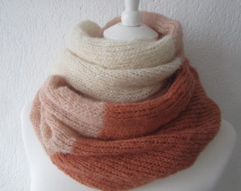 Loop scarf "Max%Mara" alpaca silk 3-colored