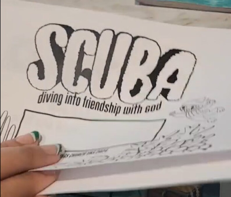 Scuba VBS Worksheets Workbook Coloring Pages Vacation Bible School