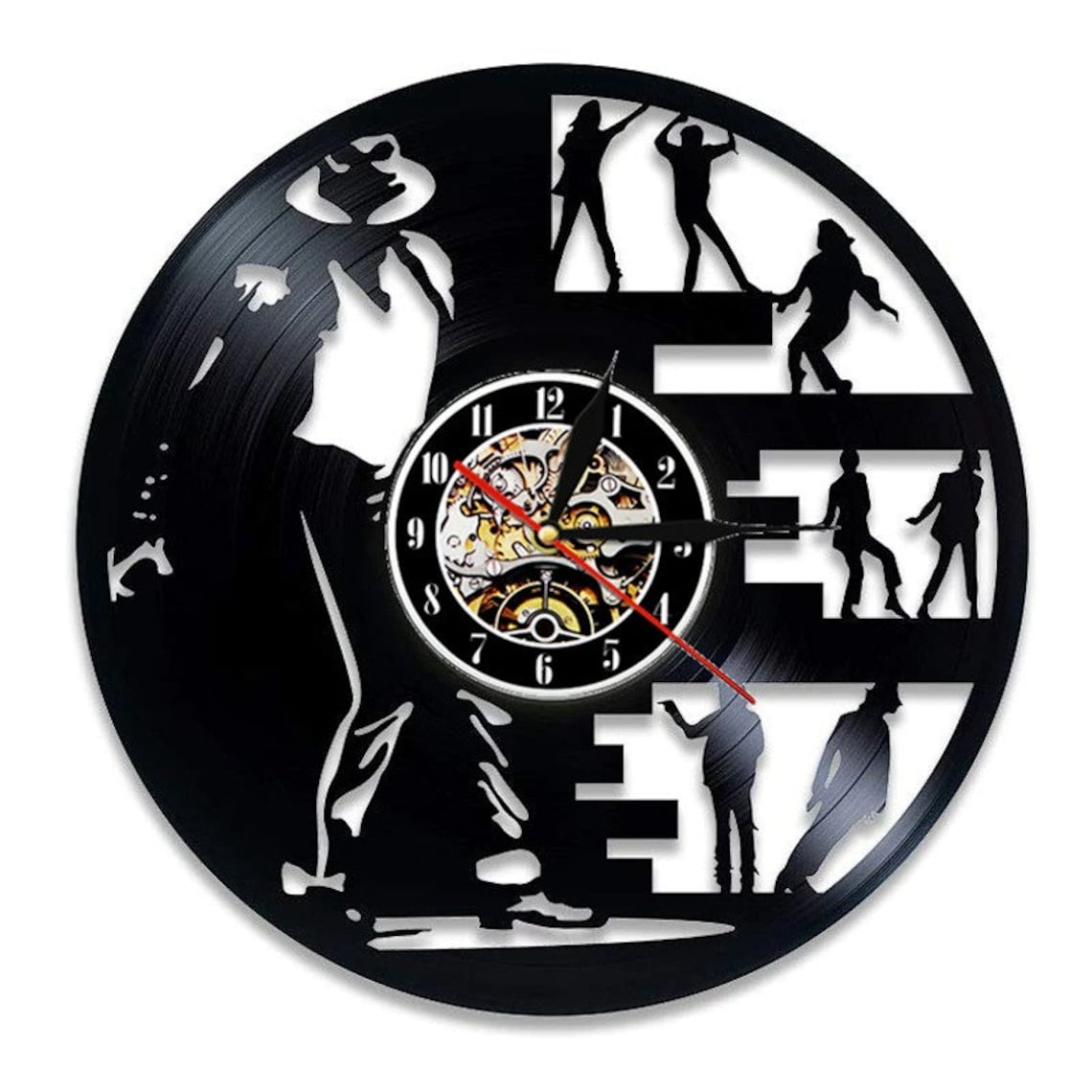Michael Jackson Vinyl wall clock Vinyl record clock Clock wall Etsy