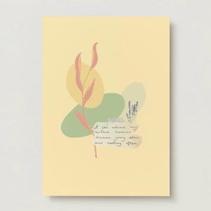 Lenta fioritura – Postkarte für Achtsamkeit