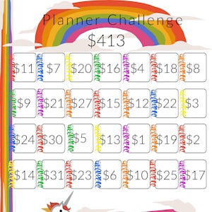 Planner Challenge - Rainbow