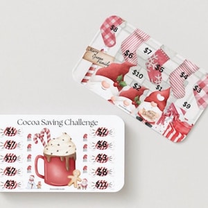 Save Challenge| Weihnachtsspar-Challenge| Rollen und sparen | Haushalt für die Feiertage | Haushalt für Weihnachten| Geld sparen | Rubbel auf der Rückseite