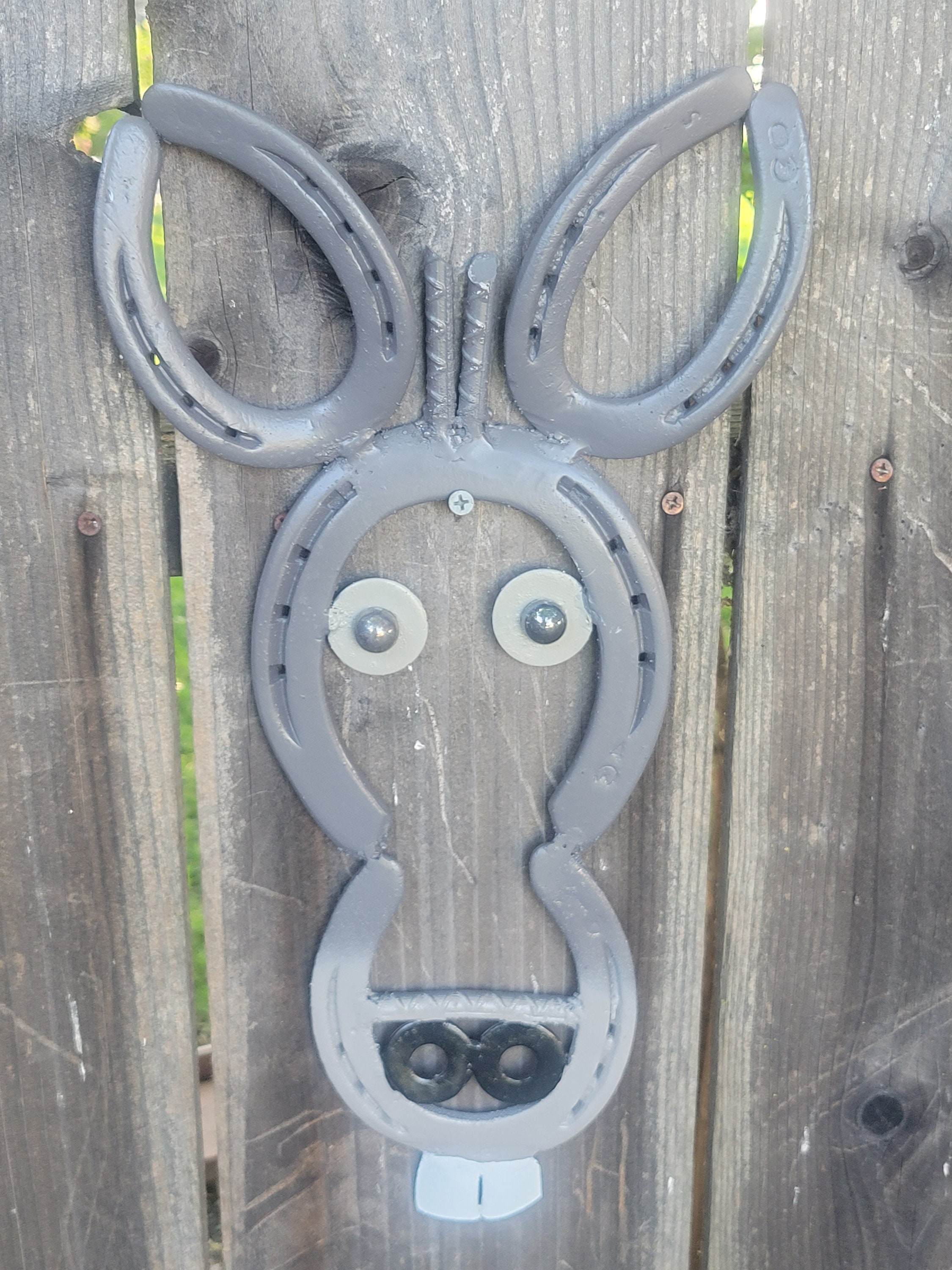 Horseshoe Donkey Etsy