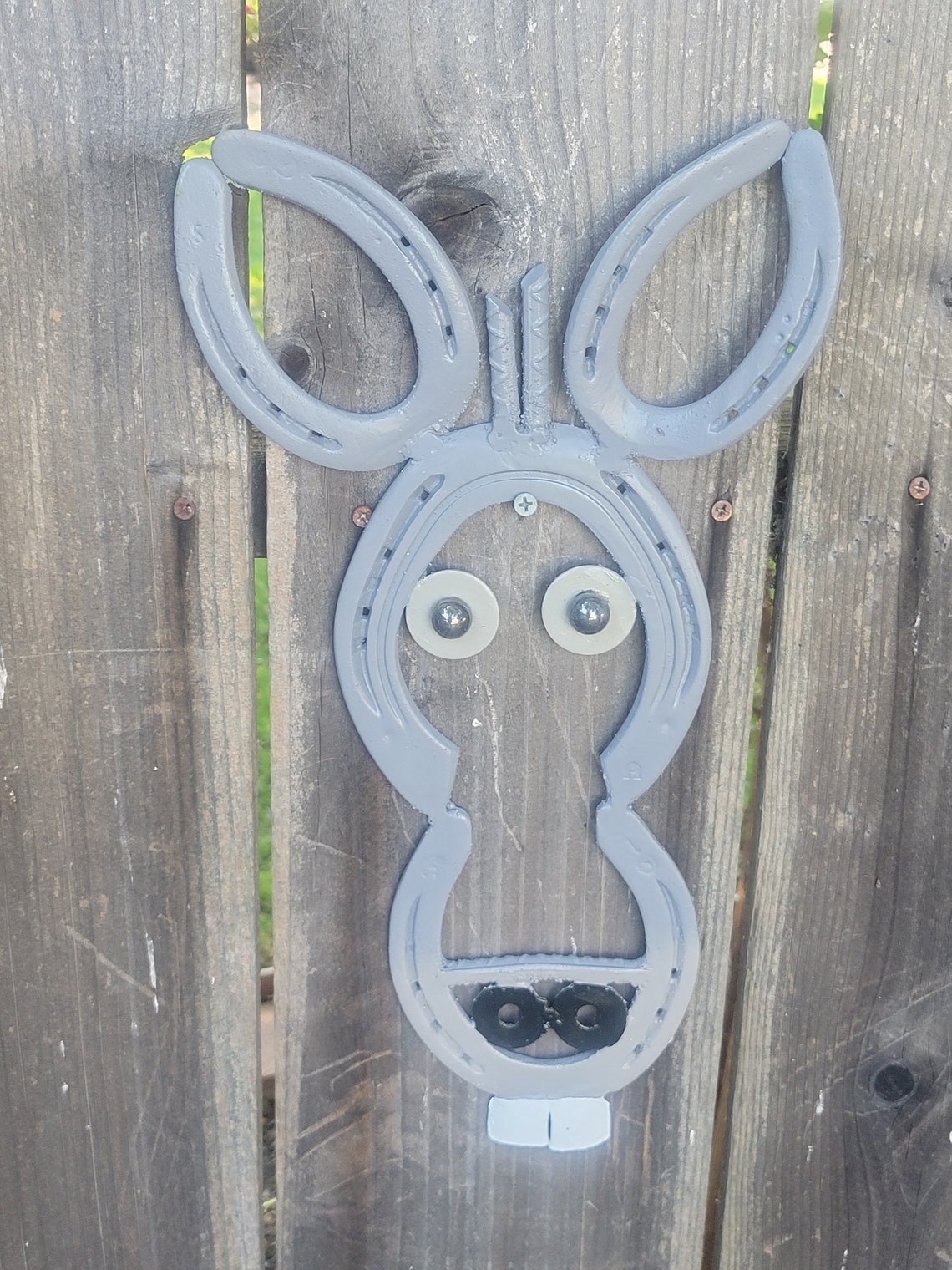 Horseshoe Donkey Etsy