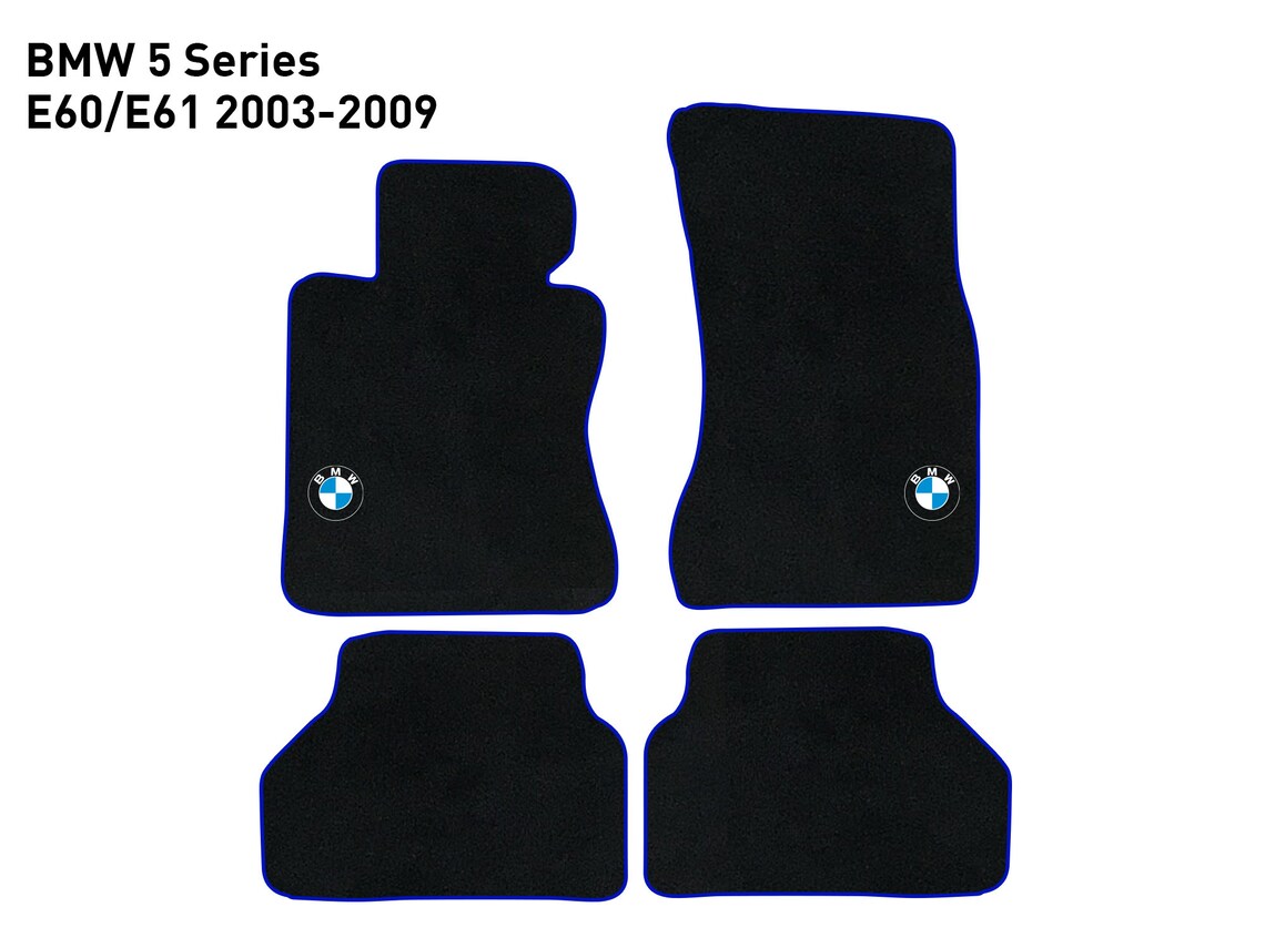For BMW 5 Series E60/E61 20032009 Floor Car Mats With Bmw Etsy