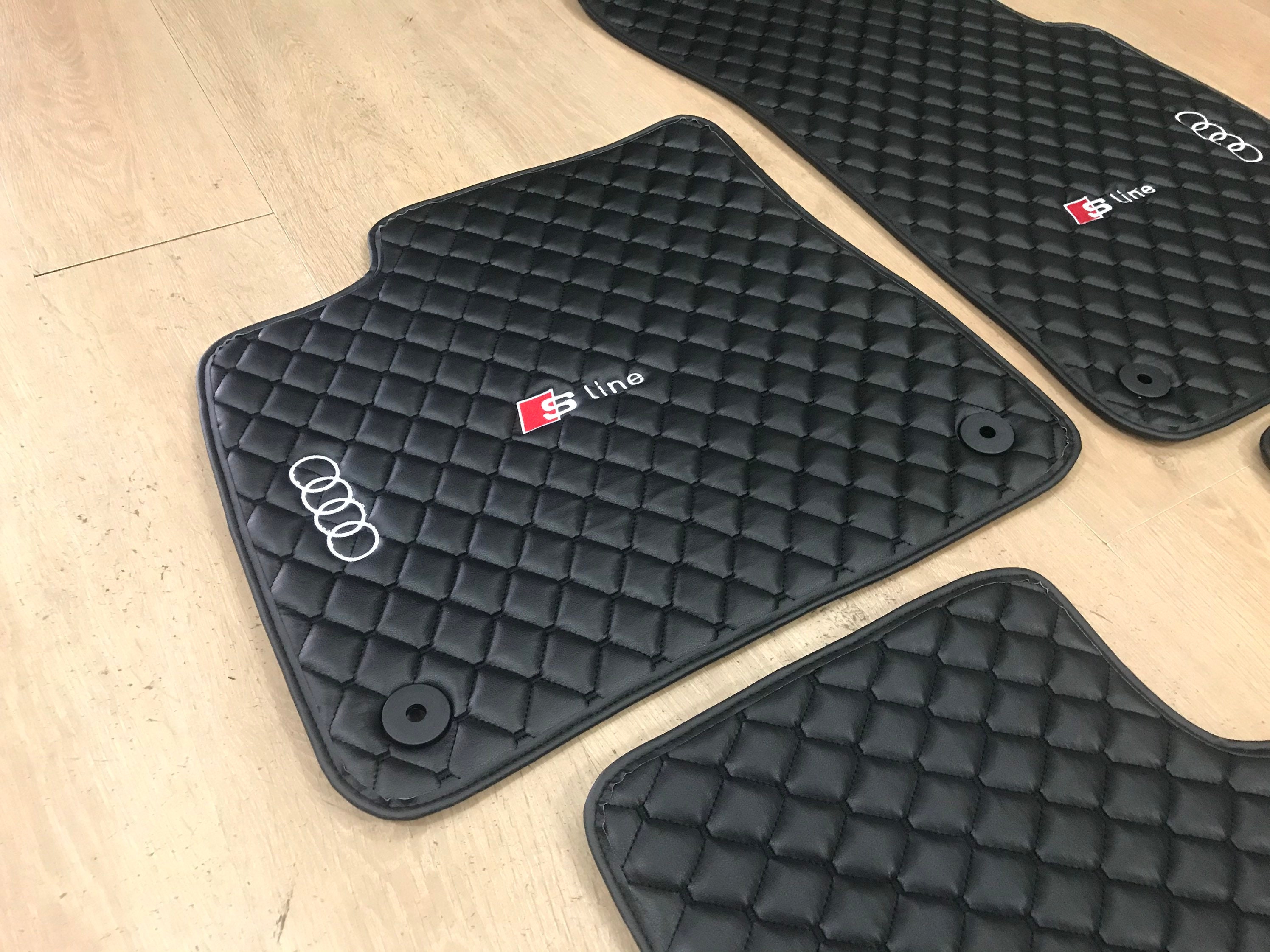 Leather Car Mats For Audi Q8 / SQ8 / RS Q8 2018 With Etsy
