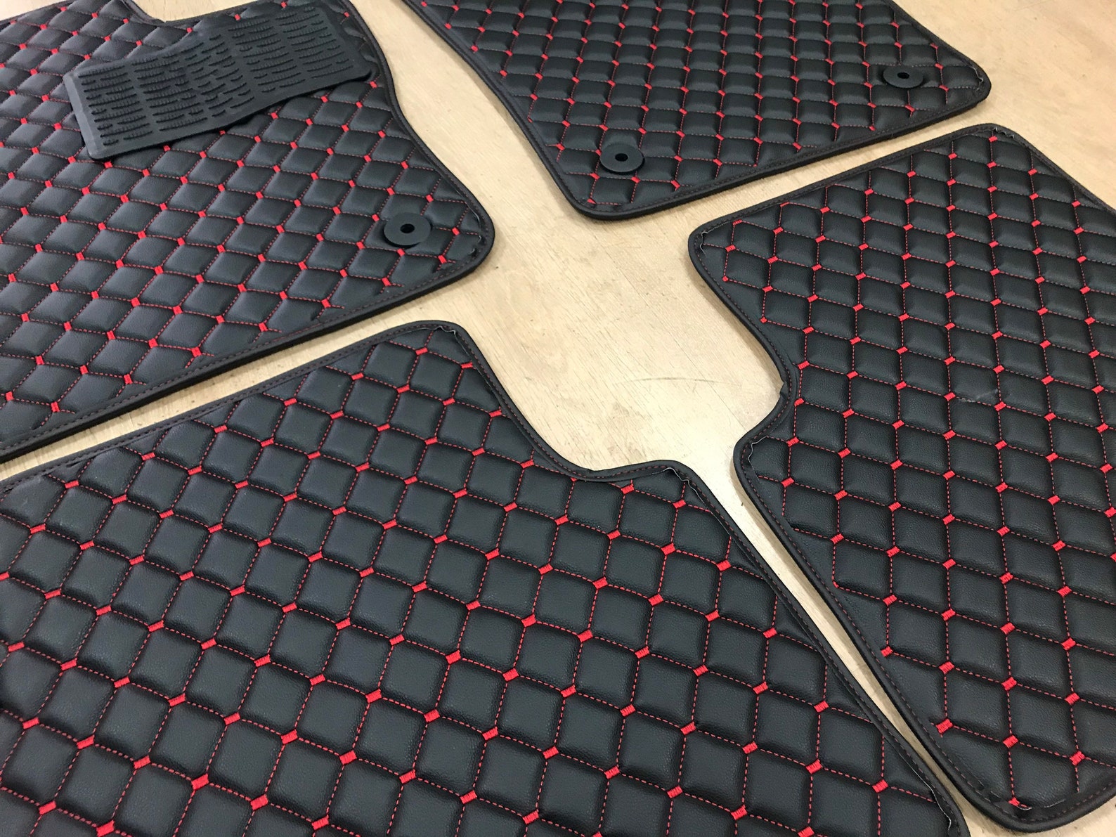 Leather Car Mats For Seat Ateca 20162021 With Seat Logo 4 Etsy