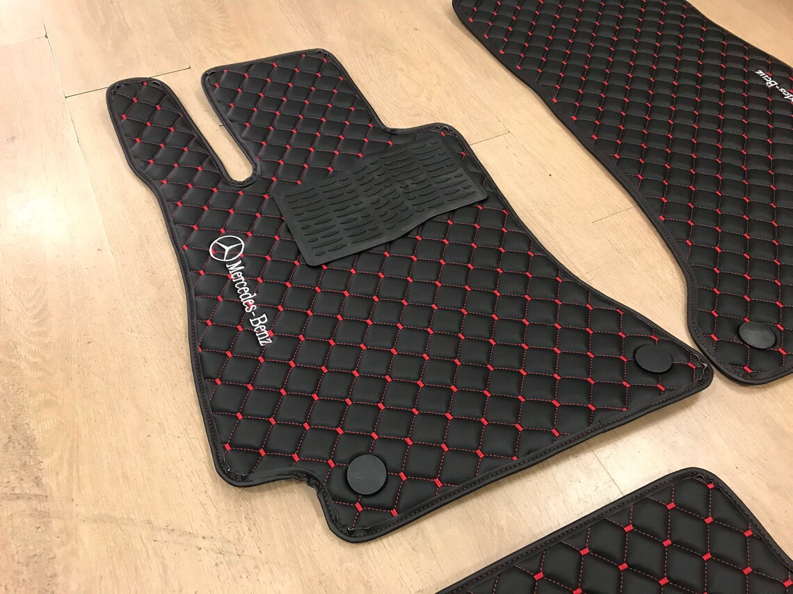 Leather Car Mats For Mercedes E Class 20172021 W213 With Etsy