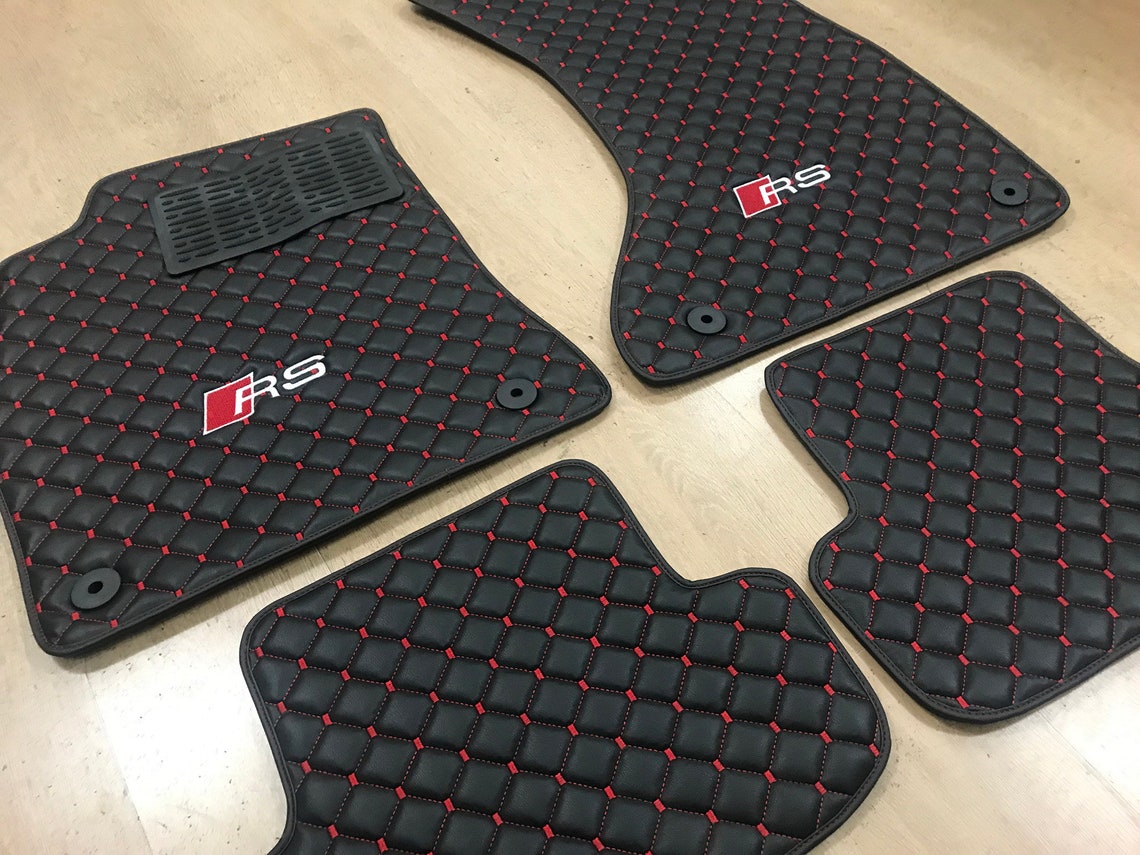 Leather Car Mats For Audi A5 / S5 / RS5 Coupe 20092016 With Etsy