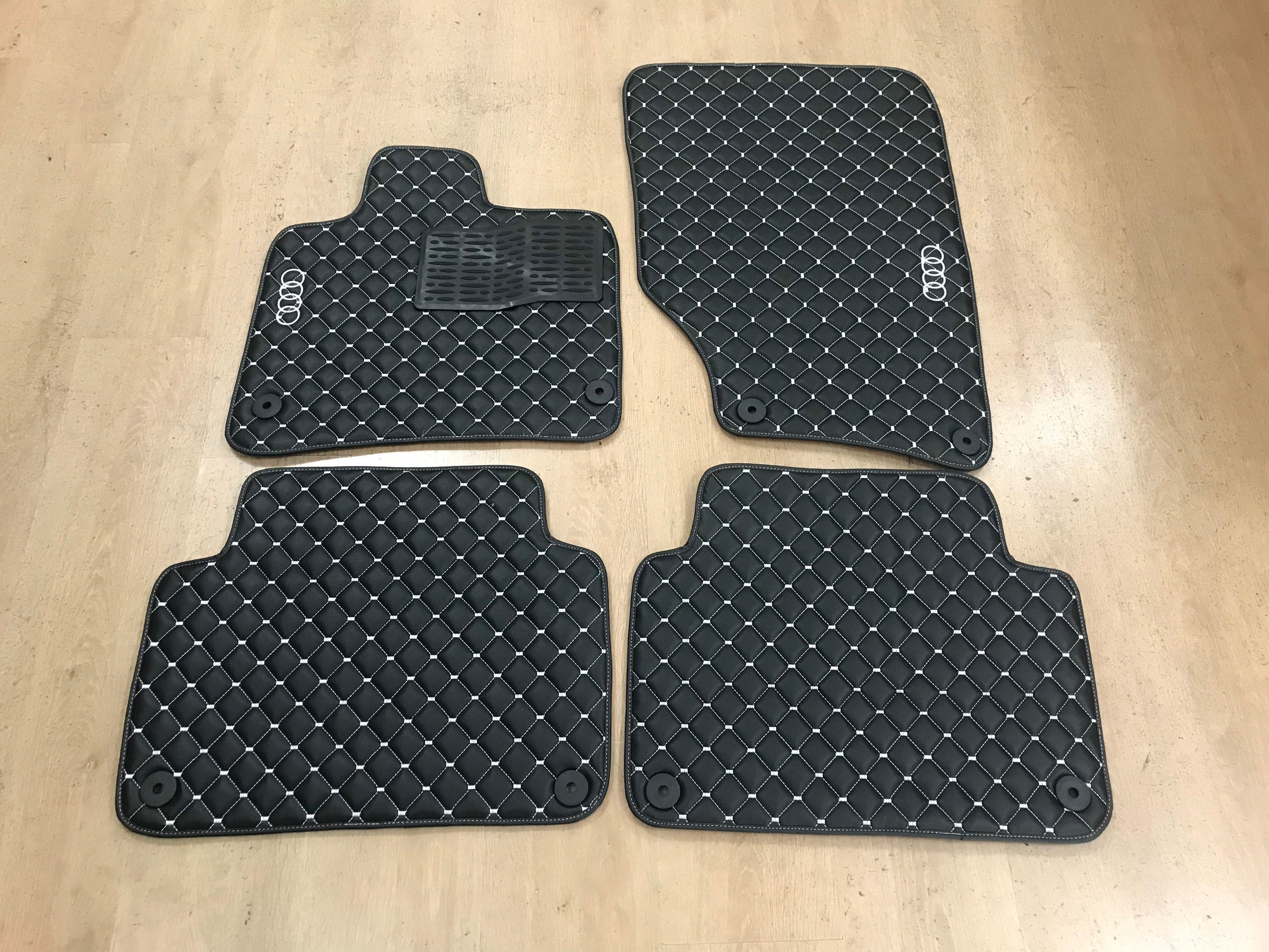 Leather Car Mats For Audi Q7 / SQ7 / RS Q7 20062015 With Audi Etsy