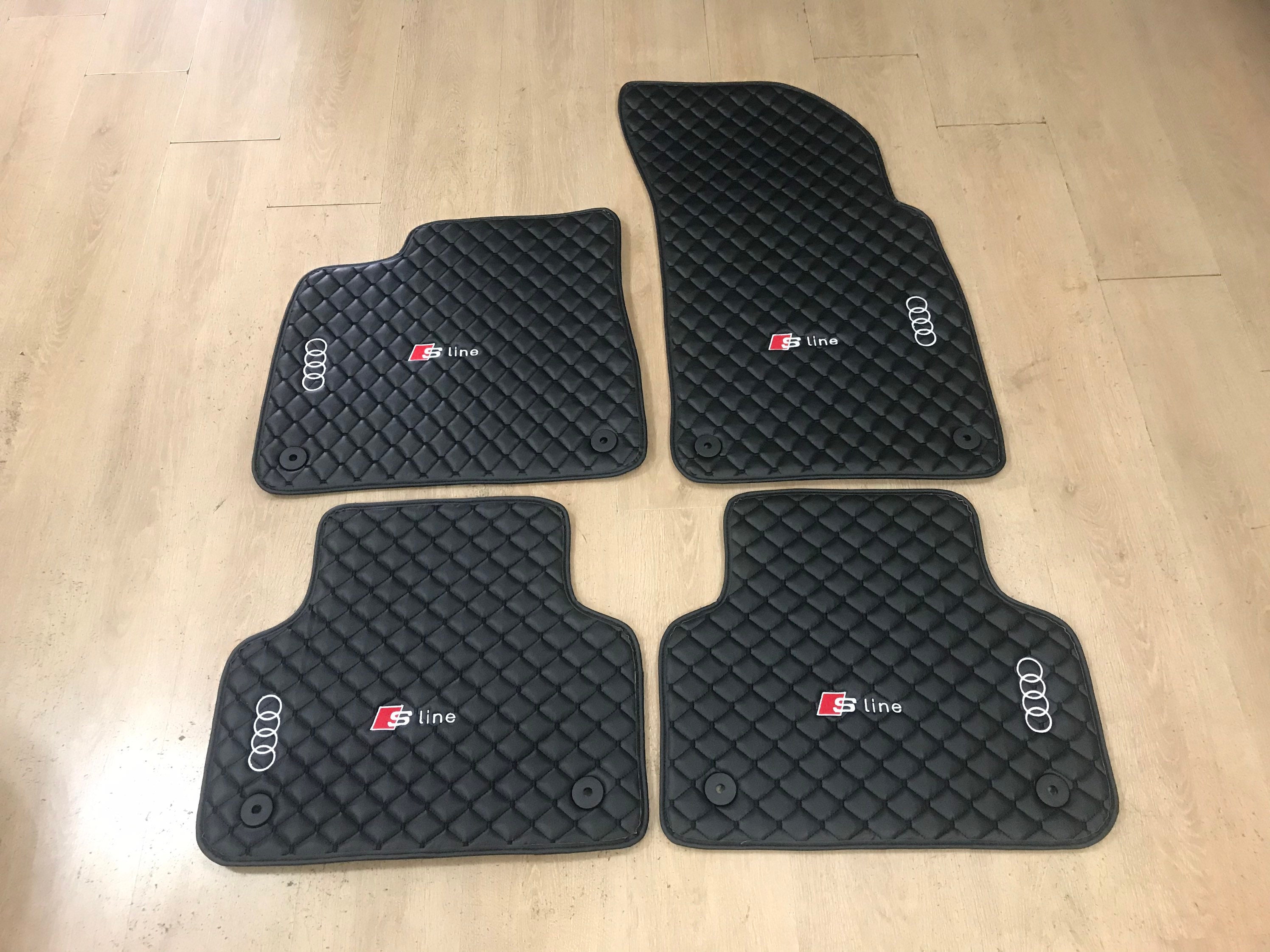 Leather Car Mats For Audi Q7 / SQ7 / RS Q7 20162021 With Etsy