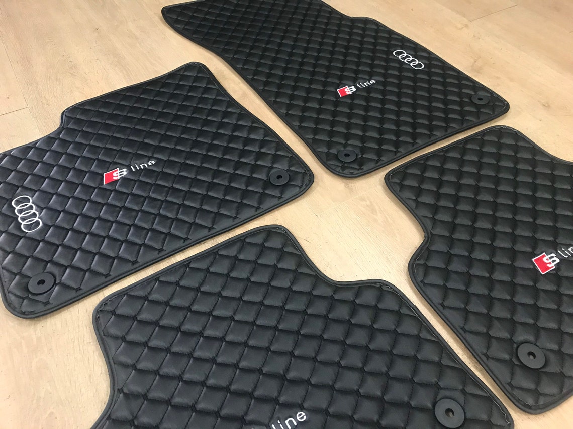 Leather Car Mats For Audi Q8 / SQ8 / RS Q8 2018 With Etsy
