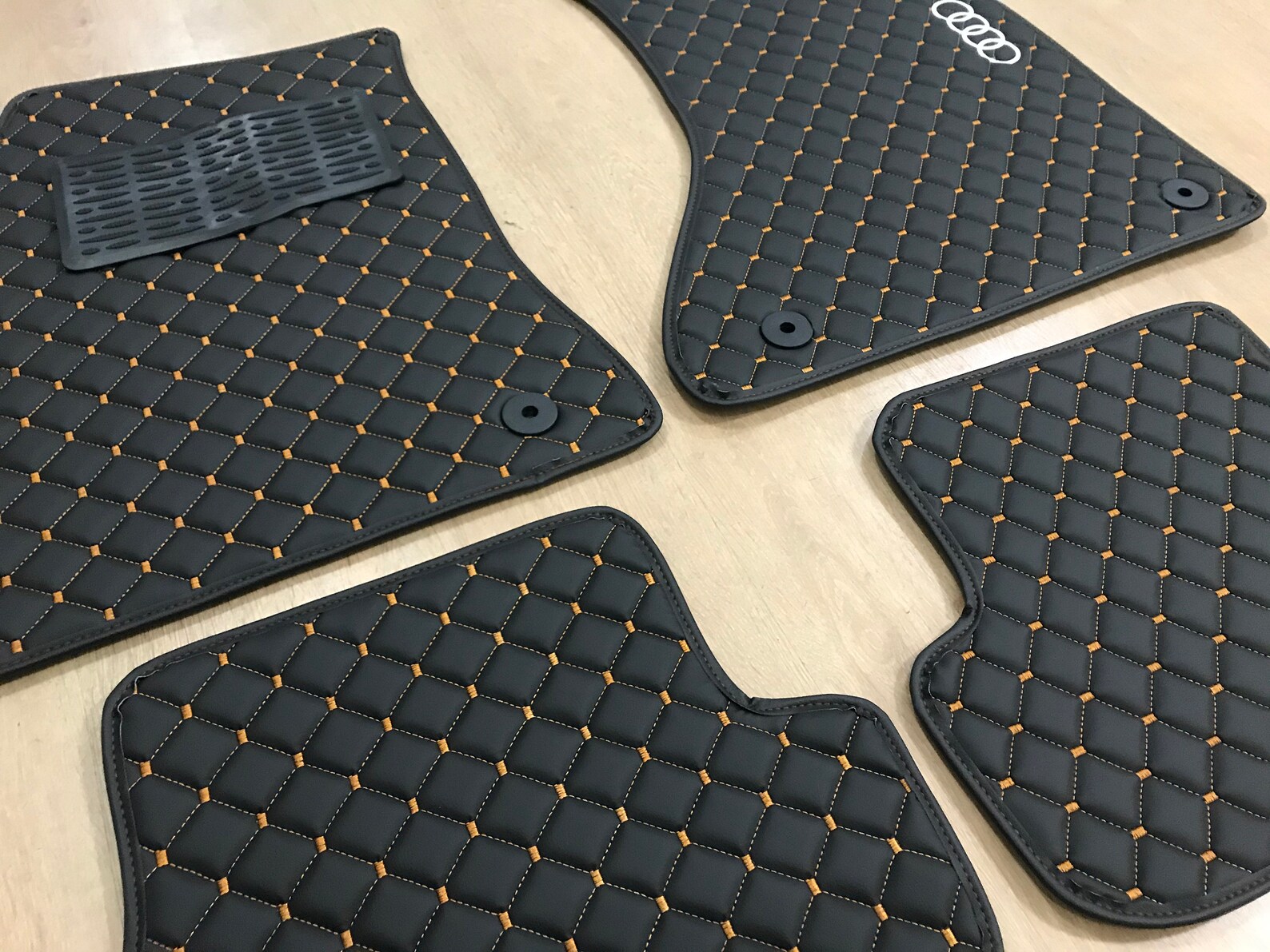 Leather Car Mats For Audi A5 Coupe 20092016 With Audi Logo 4 Etsy