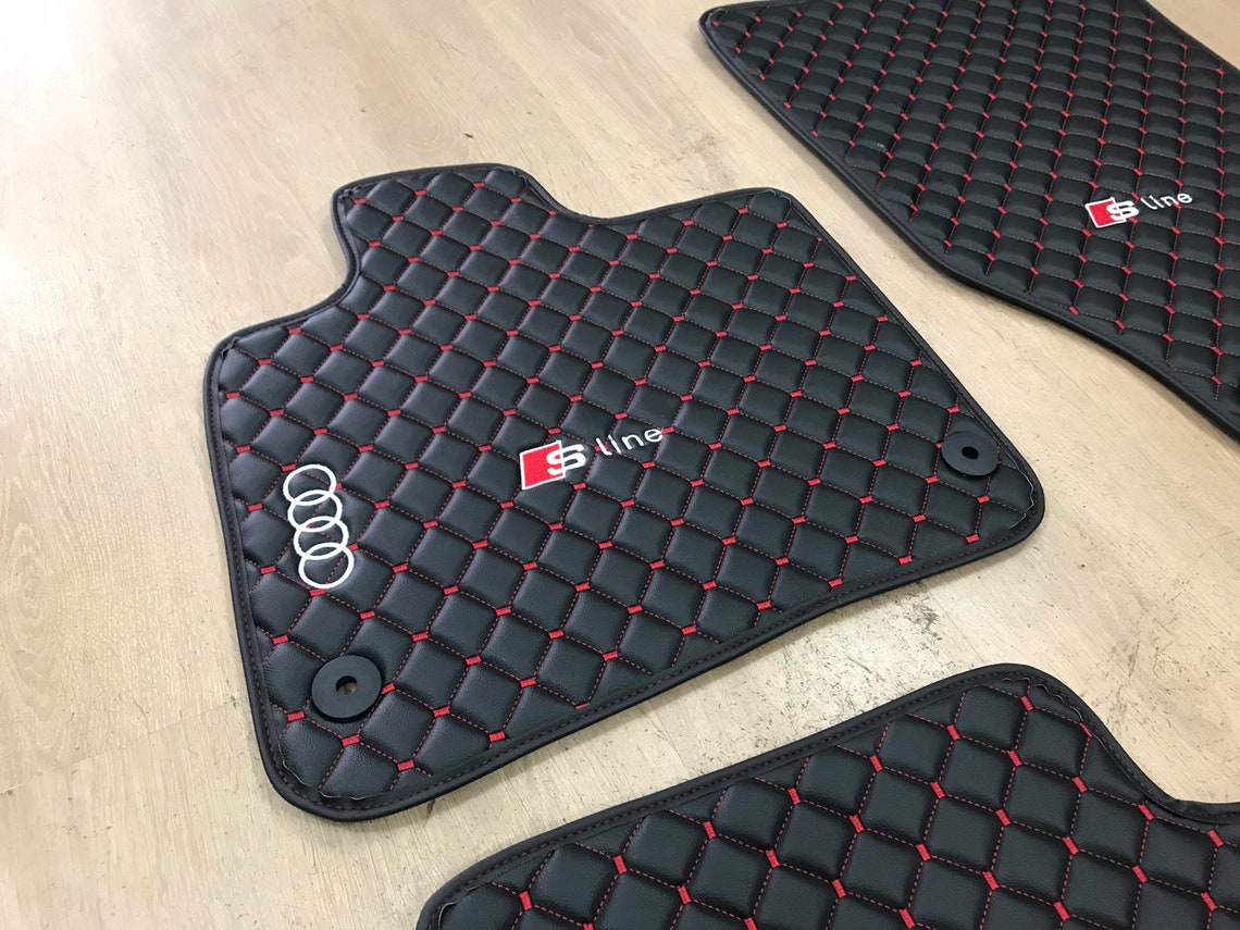 Leather Car Mats for Audi Q7 / SQ7 / RS Q7 20062015 With Etsy