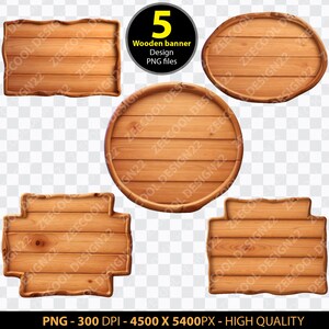 Wooden Banner PNG, Wooden Sign , Wooden Sign Clipart, Wooden Sign Files, Wood Banner Frame, Transparent Background [ZC-110]