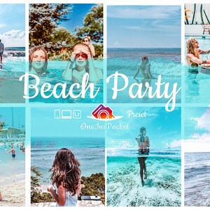 8 MOBILE & DESKTOP LIGHTROOM Presets, Beach Presets, Blogger Presets, Pool Presets, iPhone Filters, Vacation Presets, Clean Presets, Blue