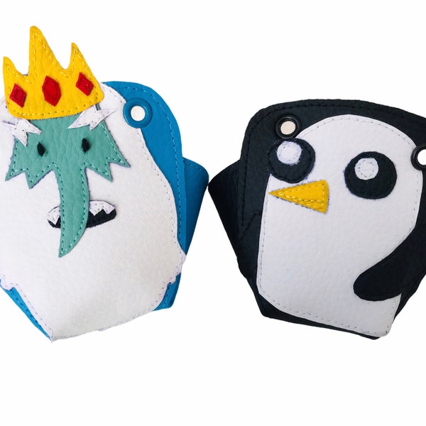 Roller skate toe guards | adventure time ice king and gunter