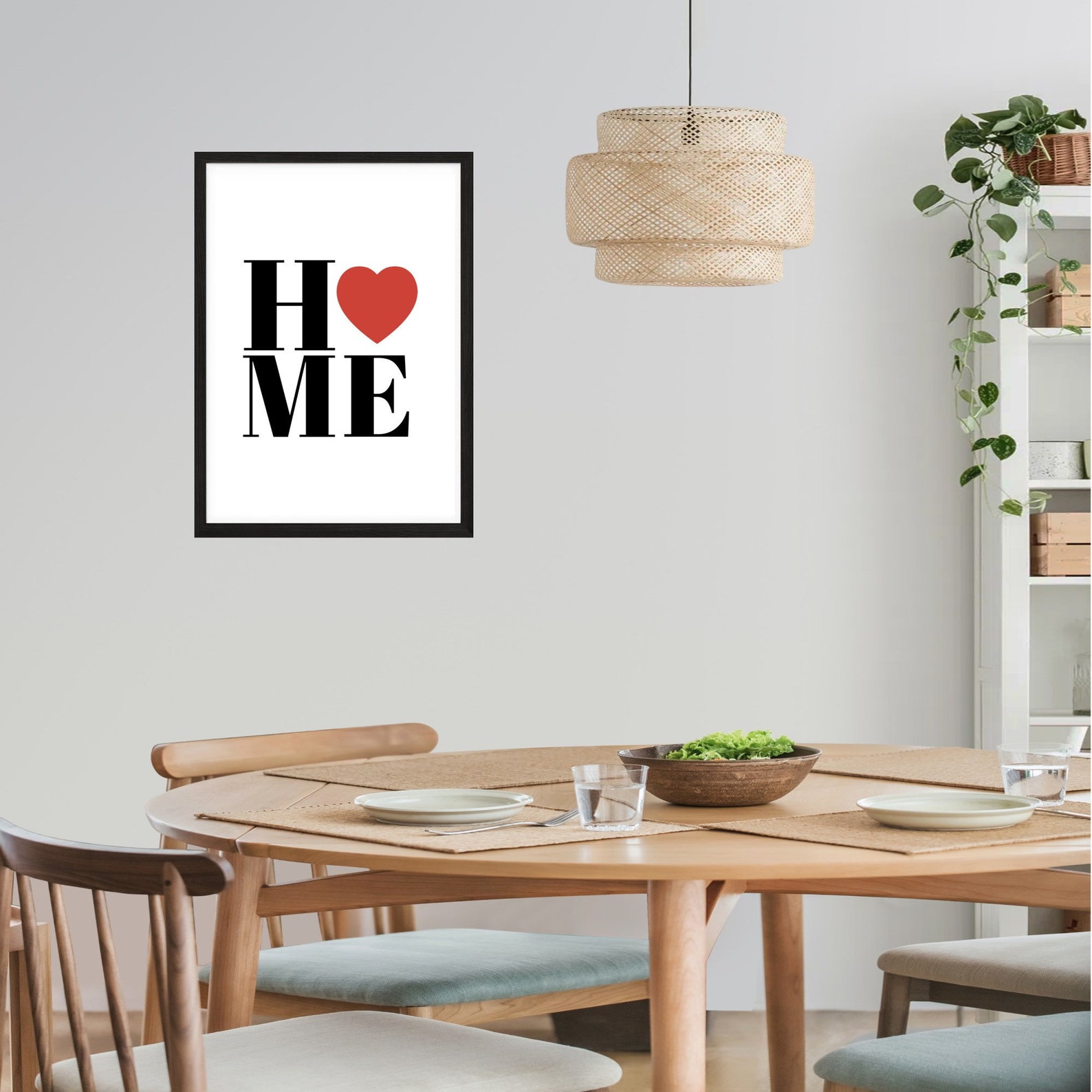 HOME Home Print House Wall Art Etsy