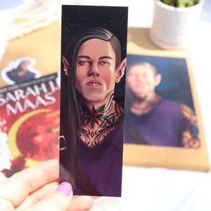Ruhn dunnan bookmark agent night hosab hoeab bookmark crescent city fanart Sarah J Maas books fanart house of earth and blood sky and breath