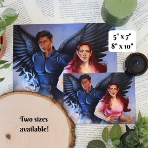 Bryce Quinlan Hunt Athalar Crescent City Fanart Sarah J Maas Merch HOSAB crescent city two book fanart for book lover gift for friend