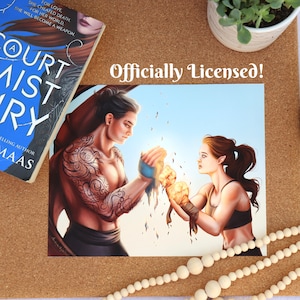 Cassian Feyre Court of Mist and Fury fanart acomaf ACOTAR Officially Licensed Sarah J Maas Merch acowar art cassian fanart illyrian book art